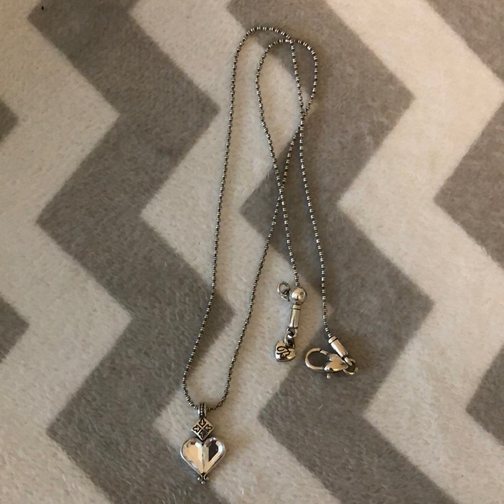 Brighton silver heart necklace